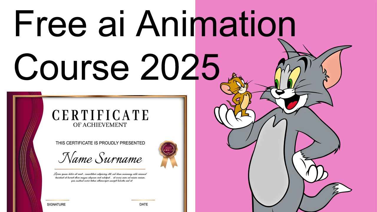Free Ai animation Course 2025